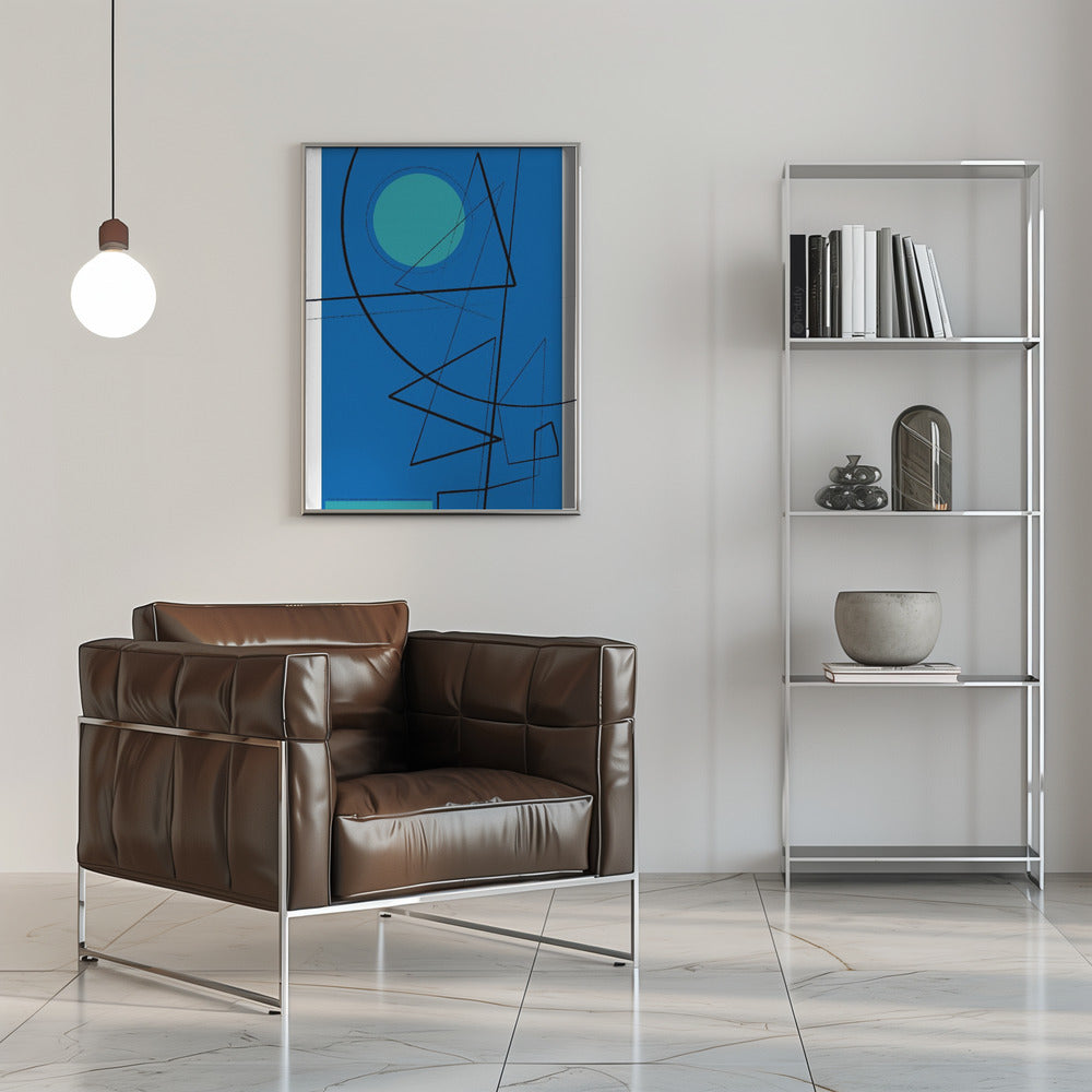 Angular lines No 19 Poster